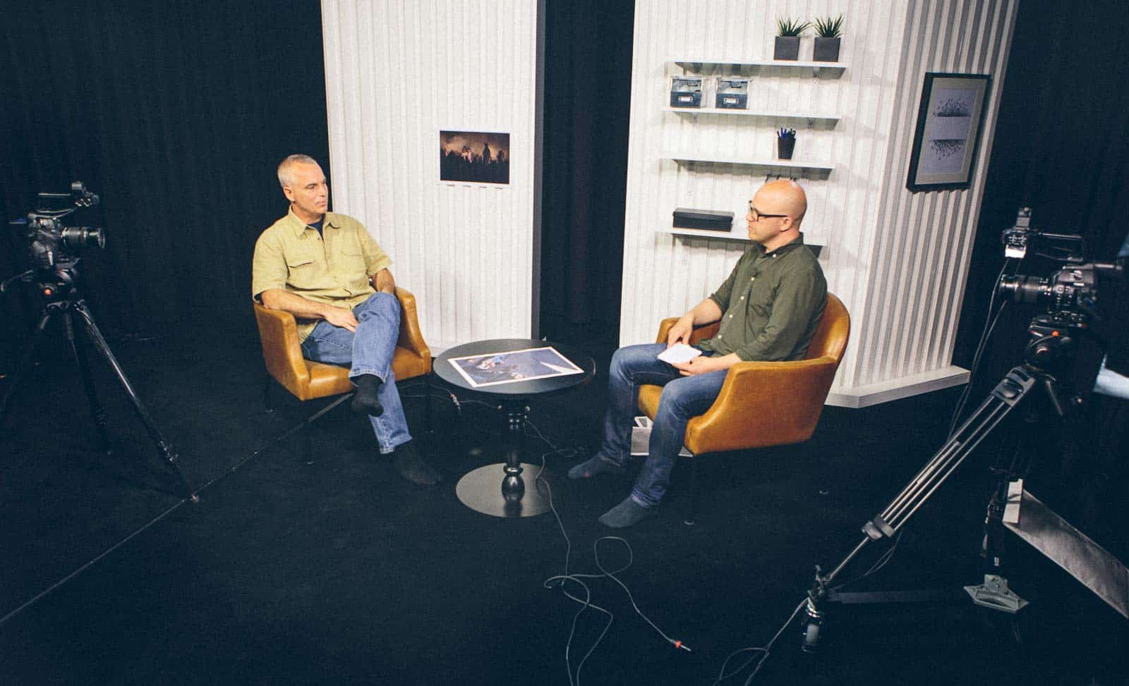 Paul Hansen i studion