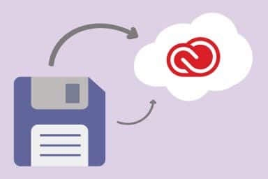 Vad sparas i Creative Cloud?