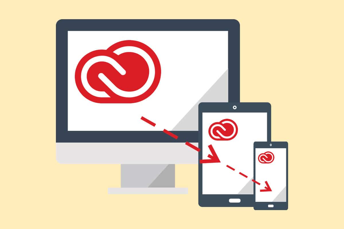 Ett nätverk av mobila Creative Cloud-appar