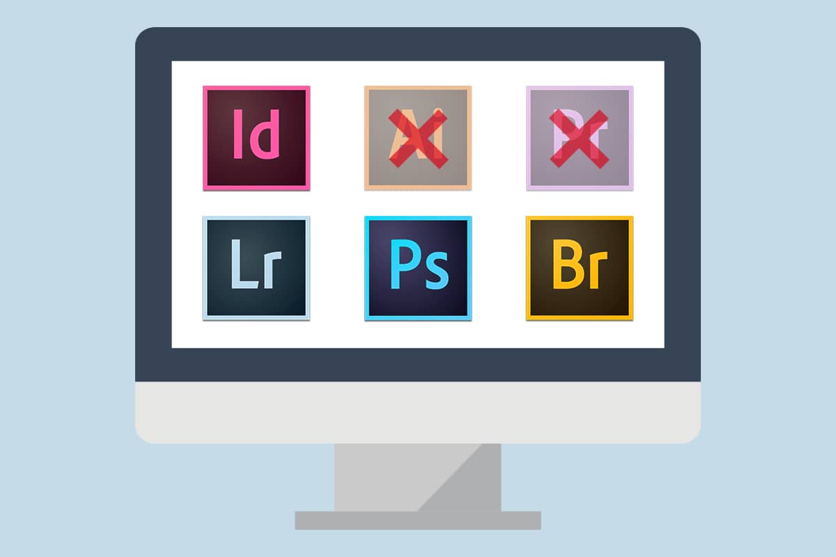 Avinstallera ett program i Creative Cloud