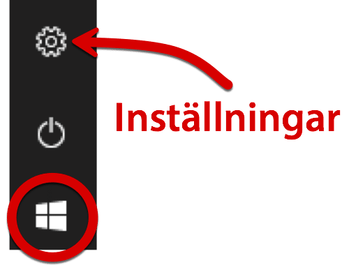 Inställningar för Windows