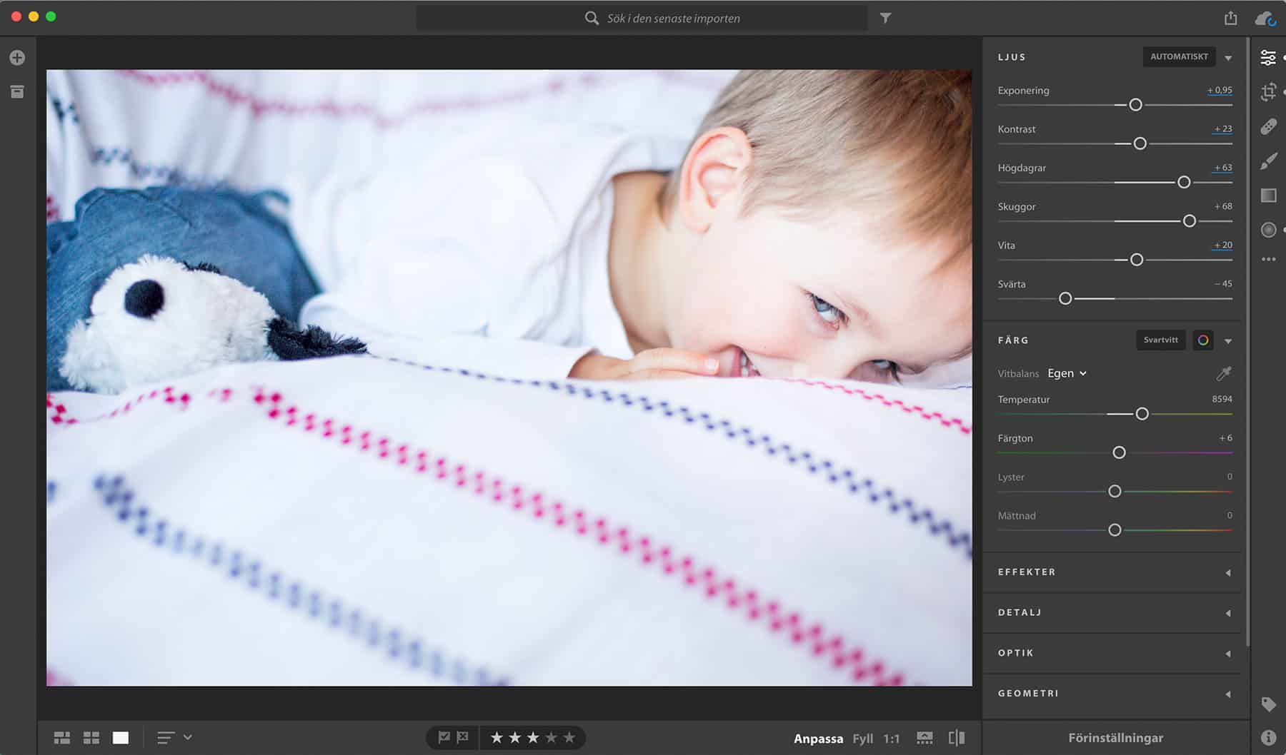 Bildbehandla med Adobe Lightroom CC