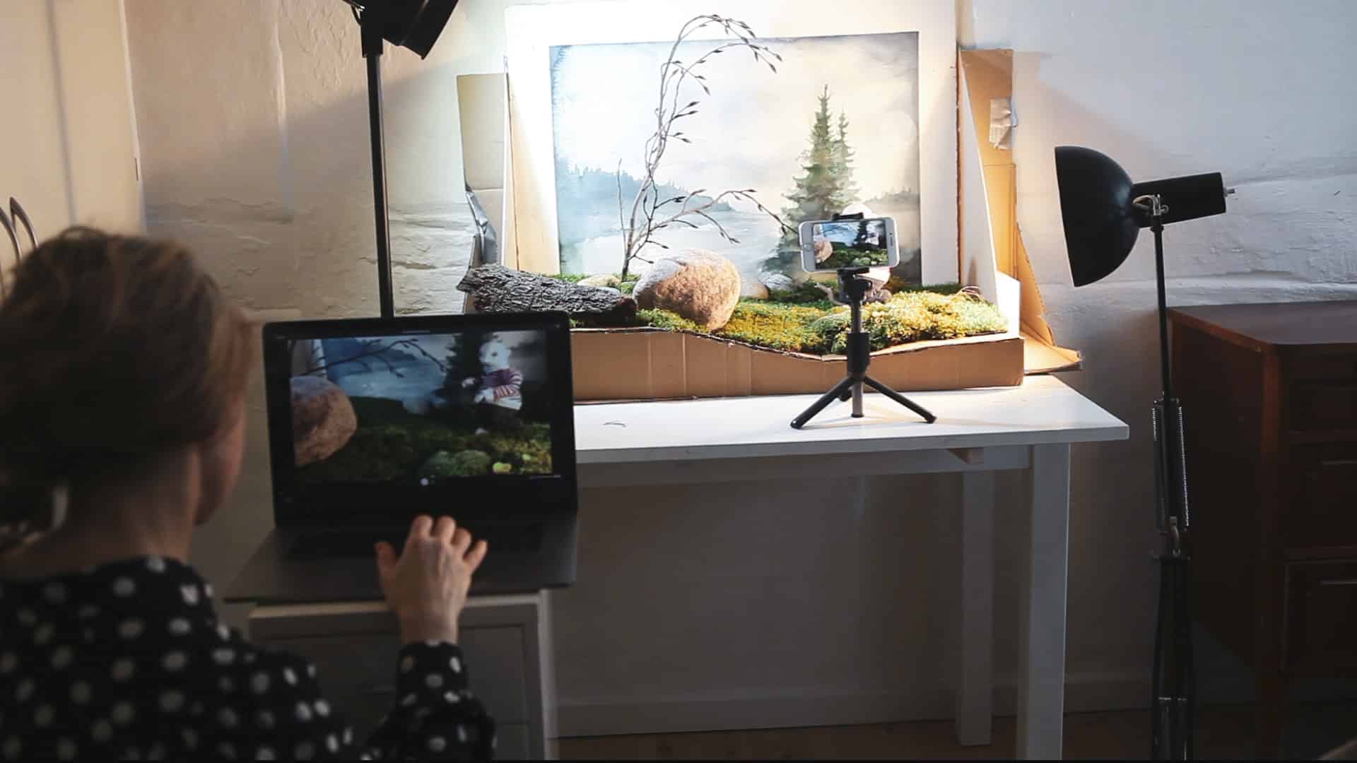 Stop motion-film med Kristina Nordin
