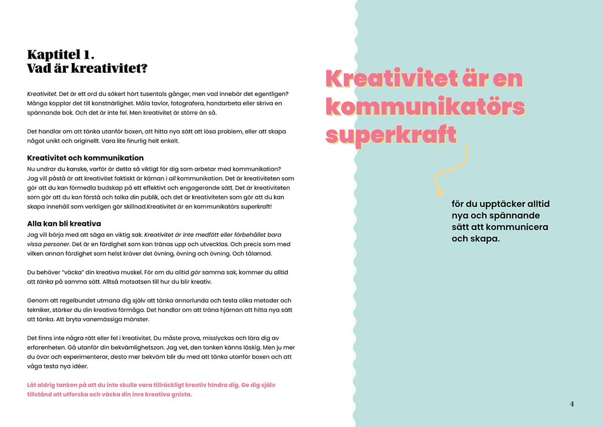 Exempel i boken om Word