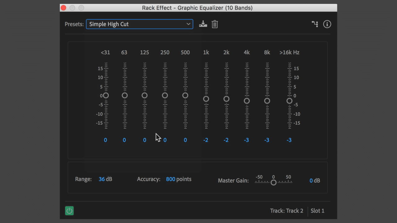 EQ i Adobe Audition