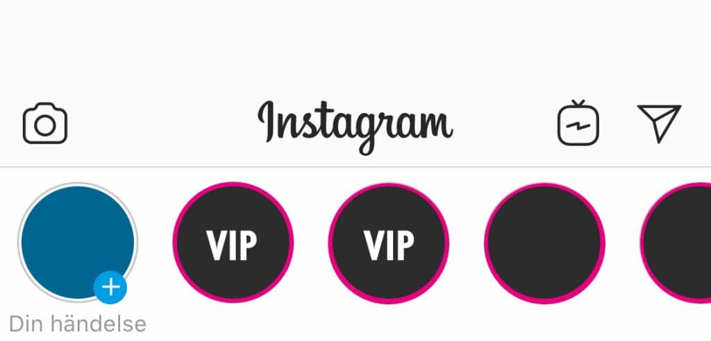VIP för Instagram Stories