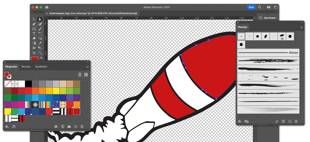 Adobe Illustrator · Gratis kurs online » Moderskeppet