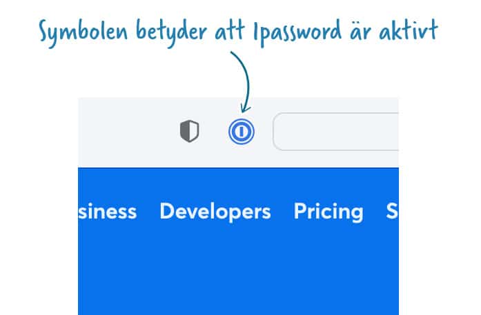 Bild på 1password symbol