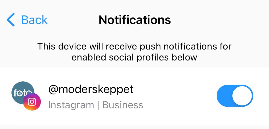 Pushnotiser i Later