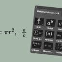 Skärmdump av panelen Matematiska uttryck från InDesign