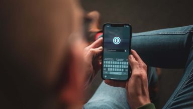 Foto på appen 1password