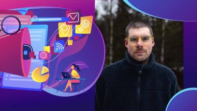 Pontus Holmér är kommunikatör i en Kommun