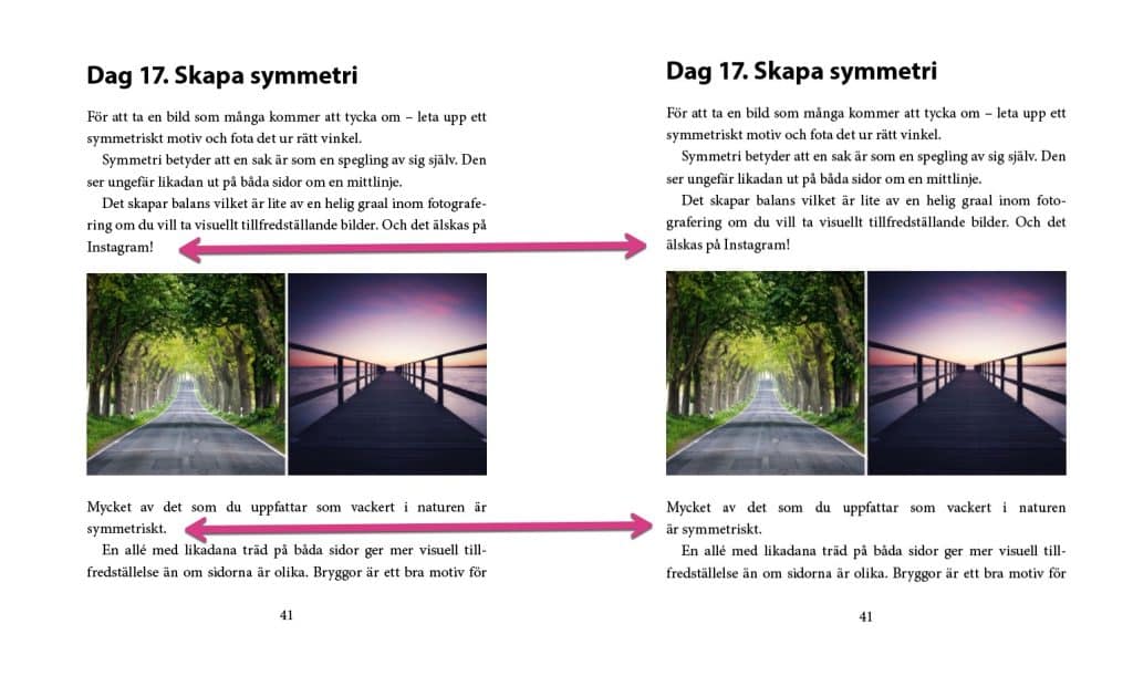 Indesign har rensat bort alla enkelrader