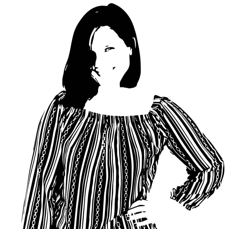 Gabriella svartvit logotyp