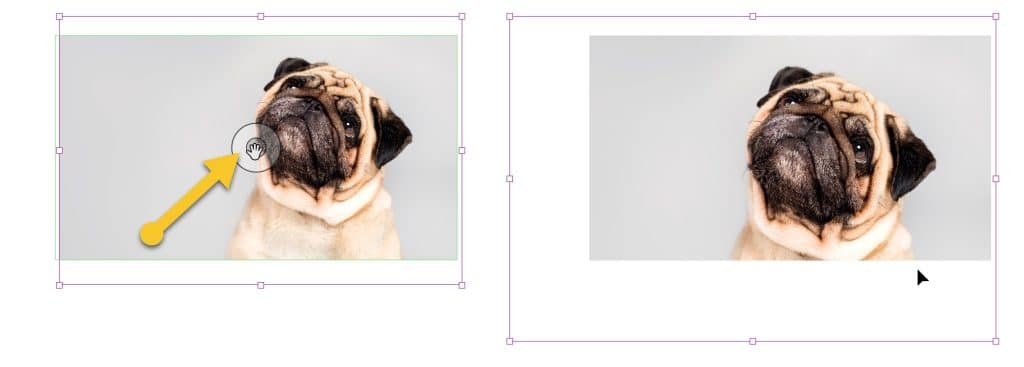 Så här ändrar du bildens storlek manuellt i InDesign