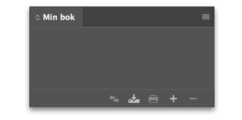 Bok i InDesign