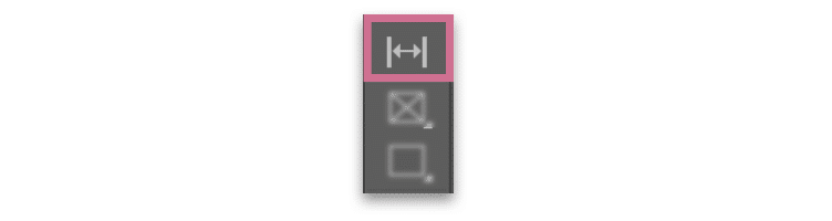mallanrumsverktyget i InDesign