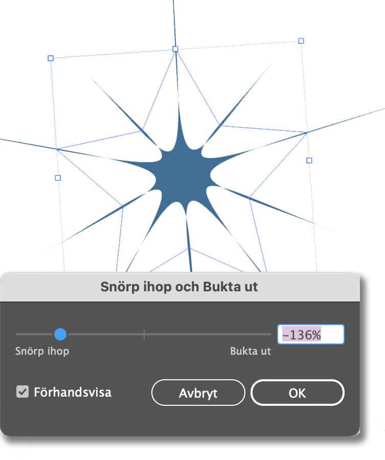 Skärmdump från Illustrator
