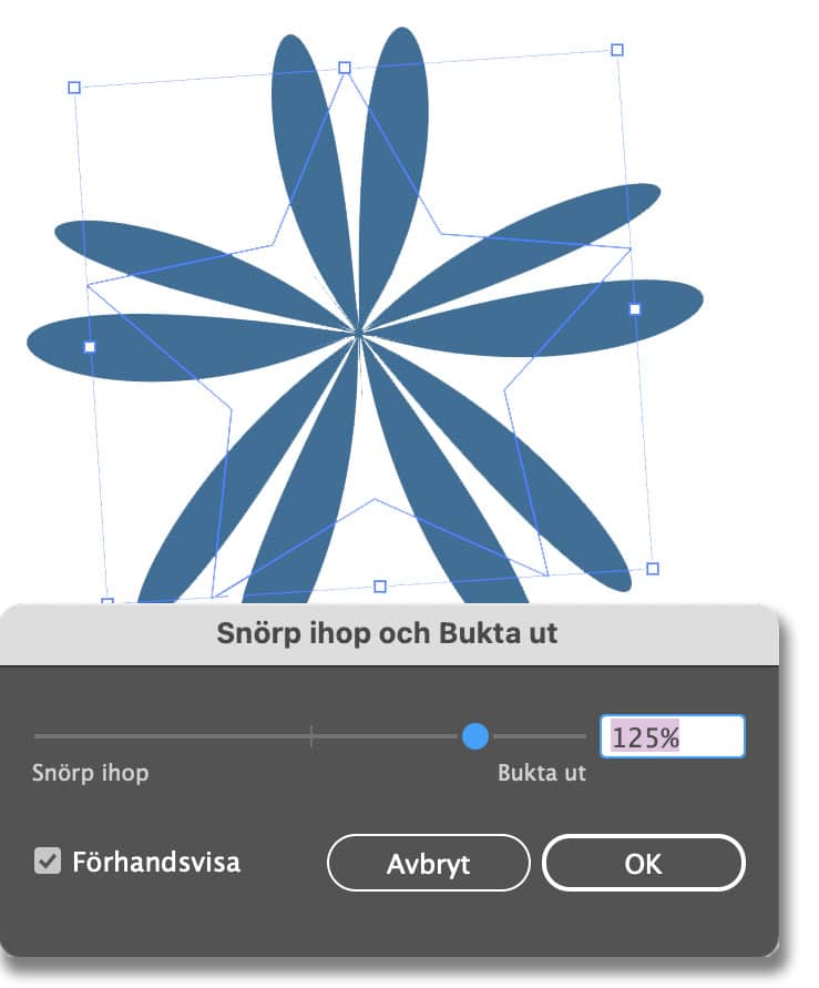 Skärmdump från Illustrator