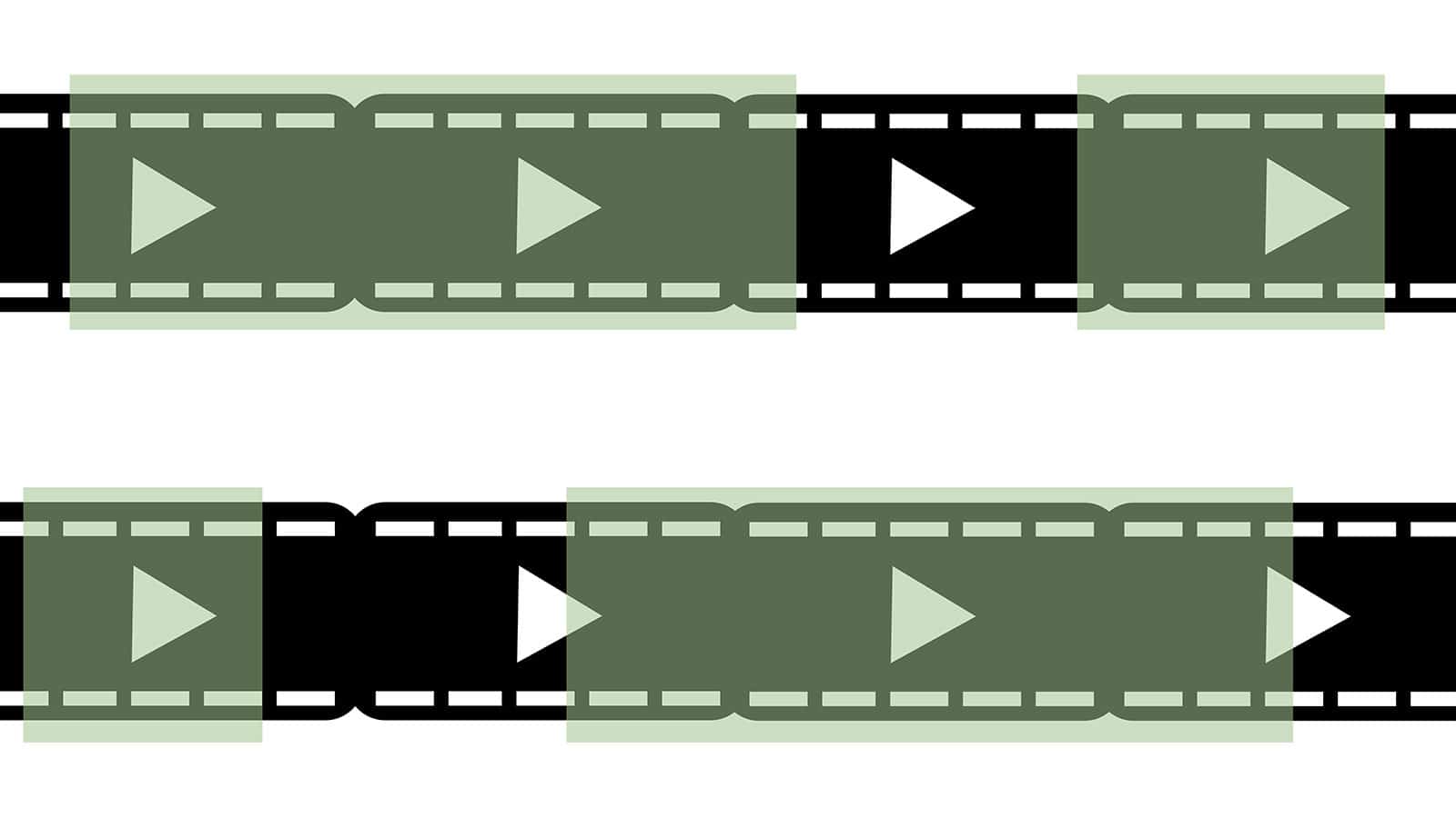 En illustration av subclip i Premiere Pro