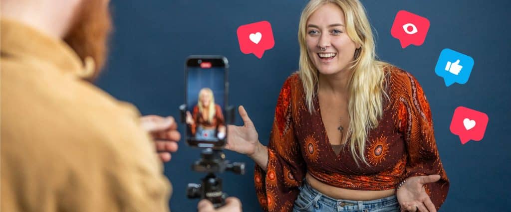 Omslagsbild till kursen Video för sociala medier