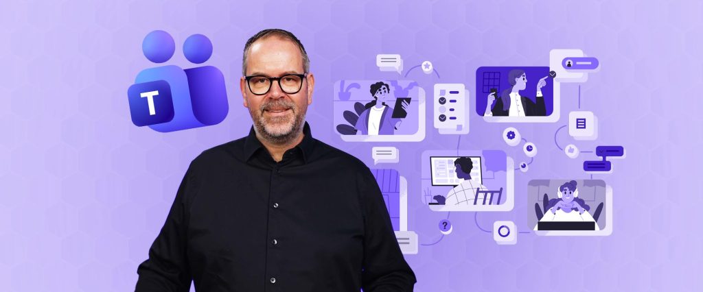 Omslagsbild för onlinekursen Teams från början.