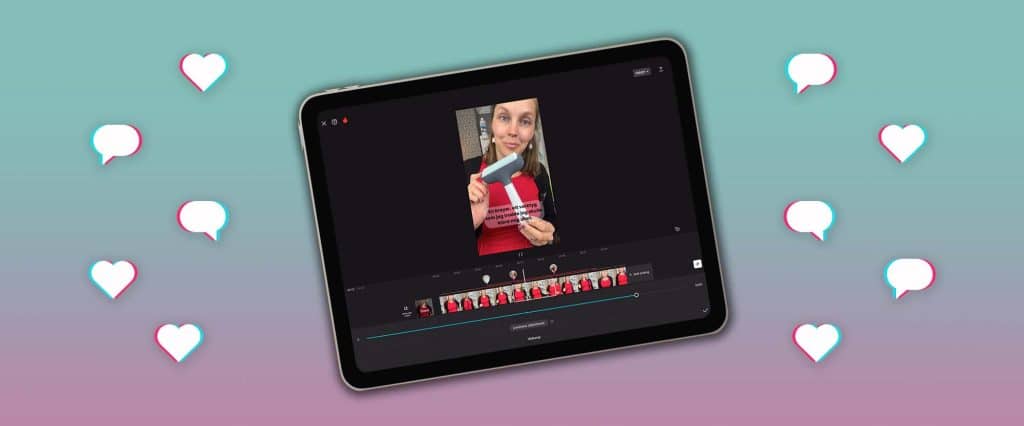 En mockup-bild från kursen CapCut för TikTok.