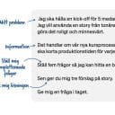 Förklarade promptar.