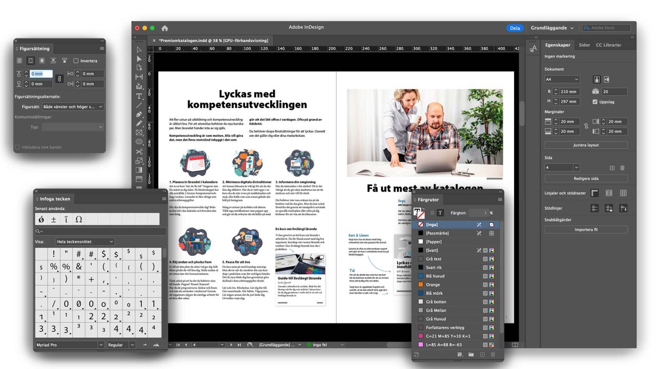 Onlinekurser: Lär dig Adobe InDesign