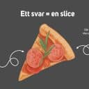 Illustration av en pizzaslice