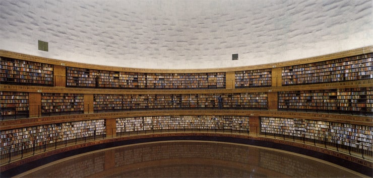 Stockholm stadsbibliotek av Andreas Gursky