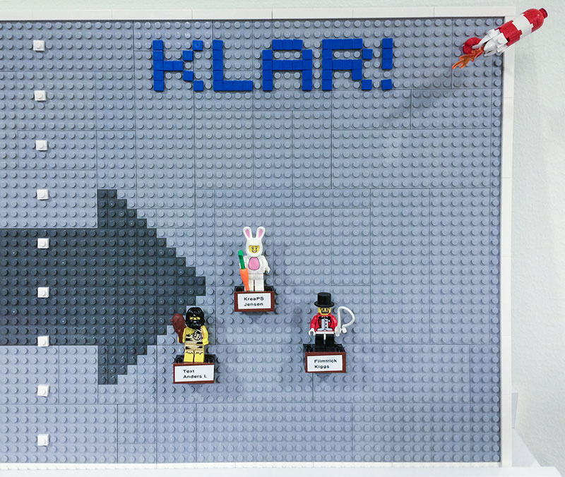klar på legotavlan