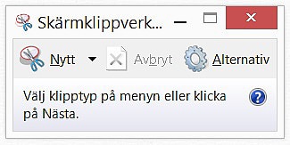 Skarmklippverktyget