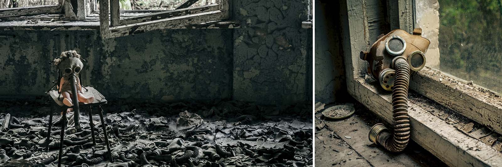 Gasmasker i Tjernobyl