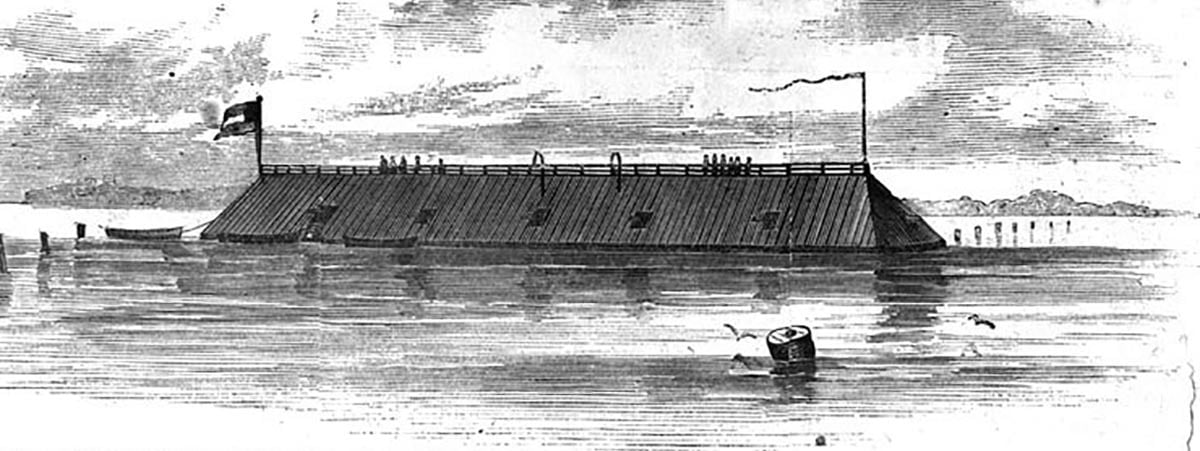 Teckning av CSS Georgia