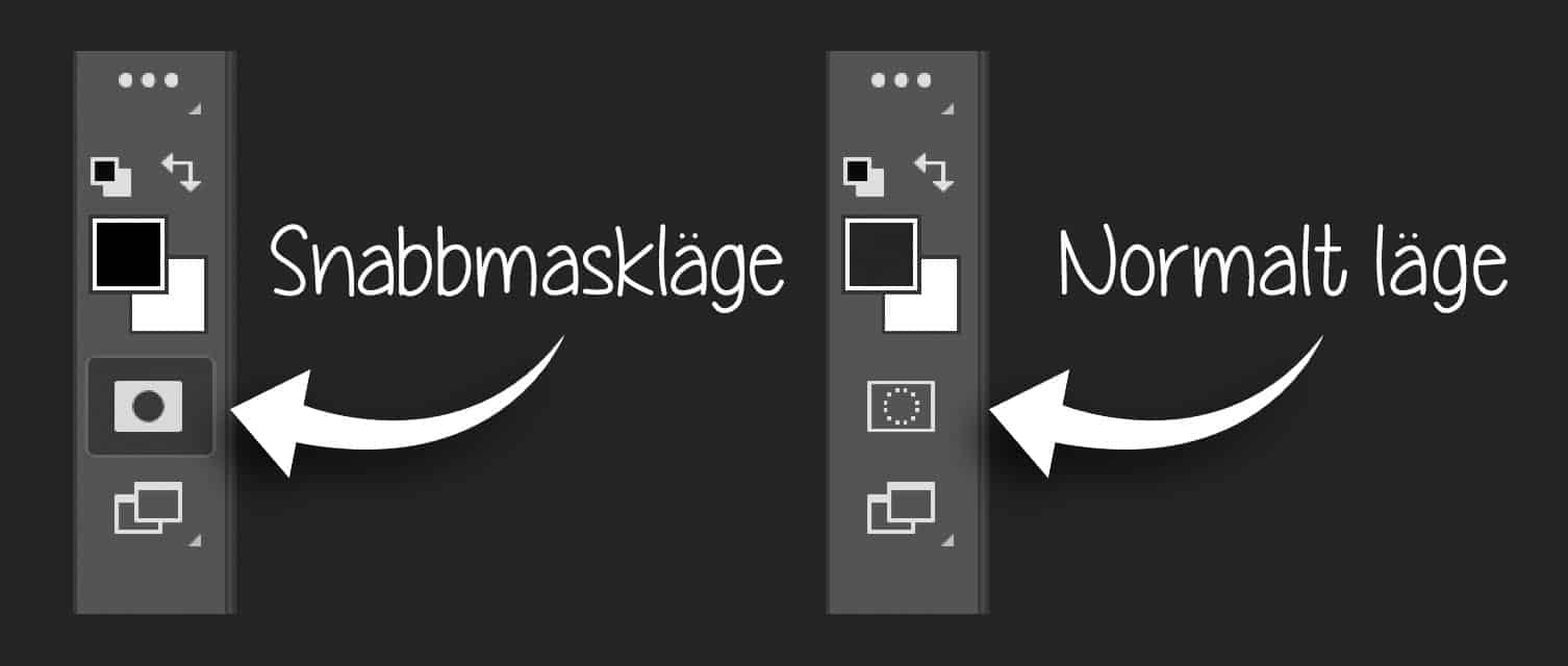 Snabbmaskläge i Photoshop